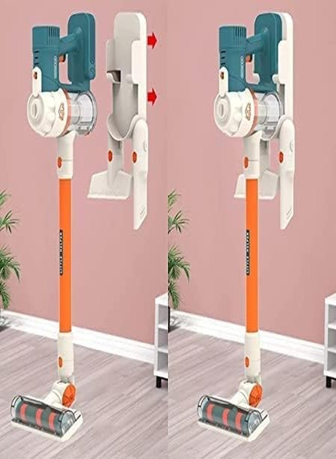 RAHU 3 in 1 Toy Vacuum Real Suction with Lights & Sounds for Toddlers, Cord-Free Vaccum Cordless Cleaner Set Pretend Play Household Cleaning Kits - Image 2